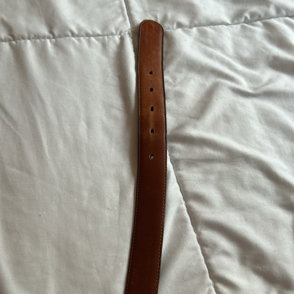 VINTAGE MOCHA COACH BELT - Picture 7 of 8